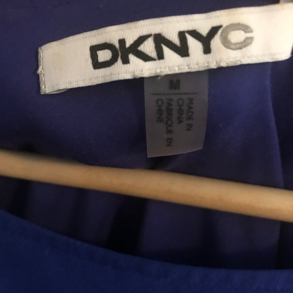 DKNYC Electric Blue Peekaboo Shoulder Sheath Dress - Picture 2 of 3